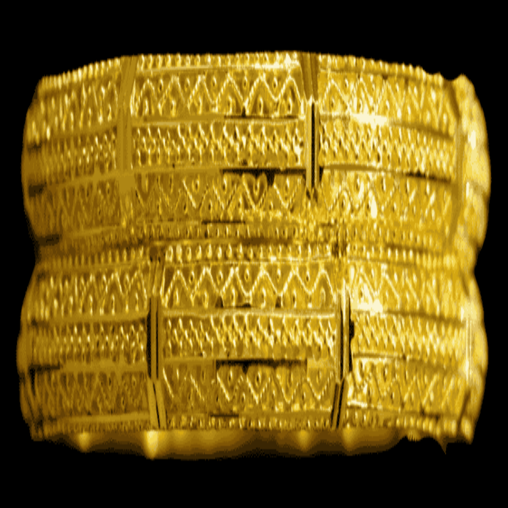 22K Gold Bangle Set (S)